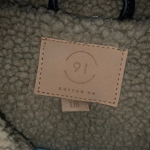 Men’s Denim Sherpa Size Large - Picture 4 of 5